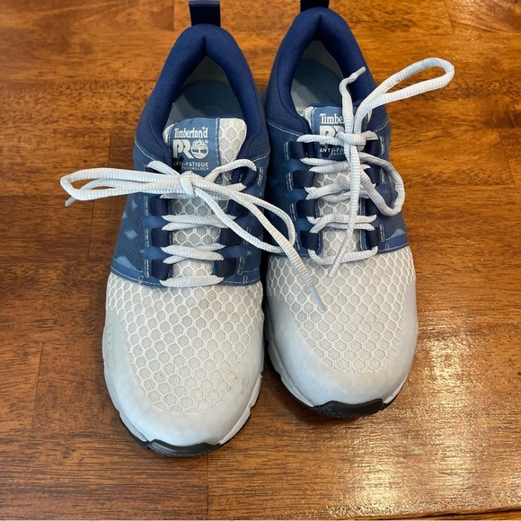 Timberland Womens Pro Radius Gray Blue Safety Shoes size 9 - Picture 12 of 14